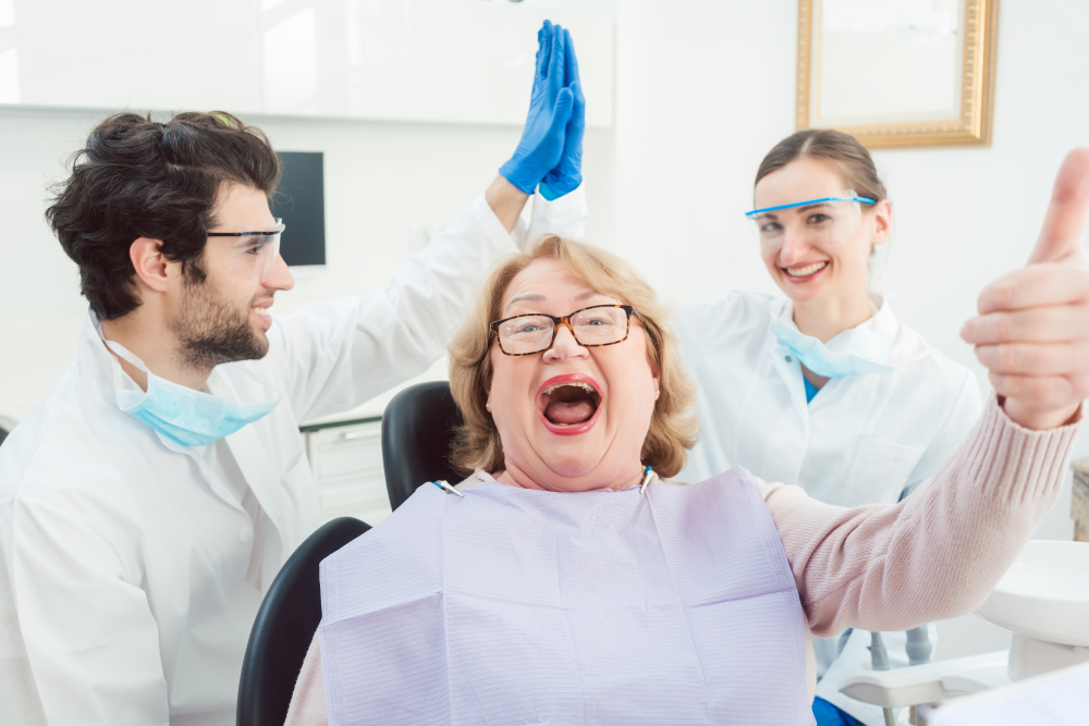 dental exam and cleaning